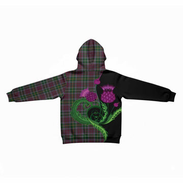 Crosbie Tartan Kid Hoodie Traditional Scottish Thistle