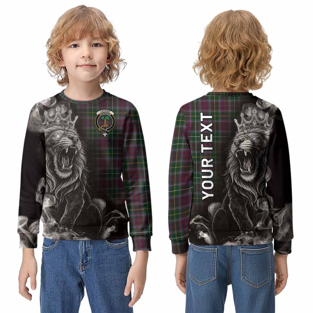 Crosbie Tartan Kid Knitted Sweatshirt Roaring Lion Heritage