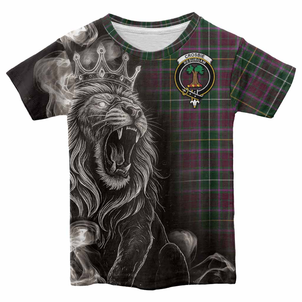Crosbie Tartan Kid T-shirt Roaring Lion Heritage