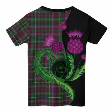 Crosbie Tartan Kid T-shirt Traditional Scottish Thistle