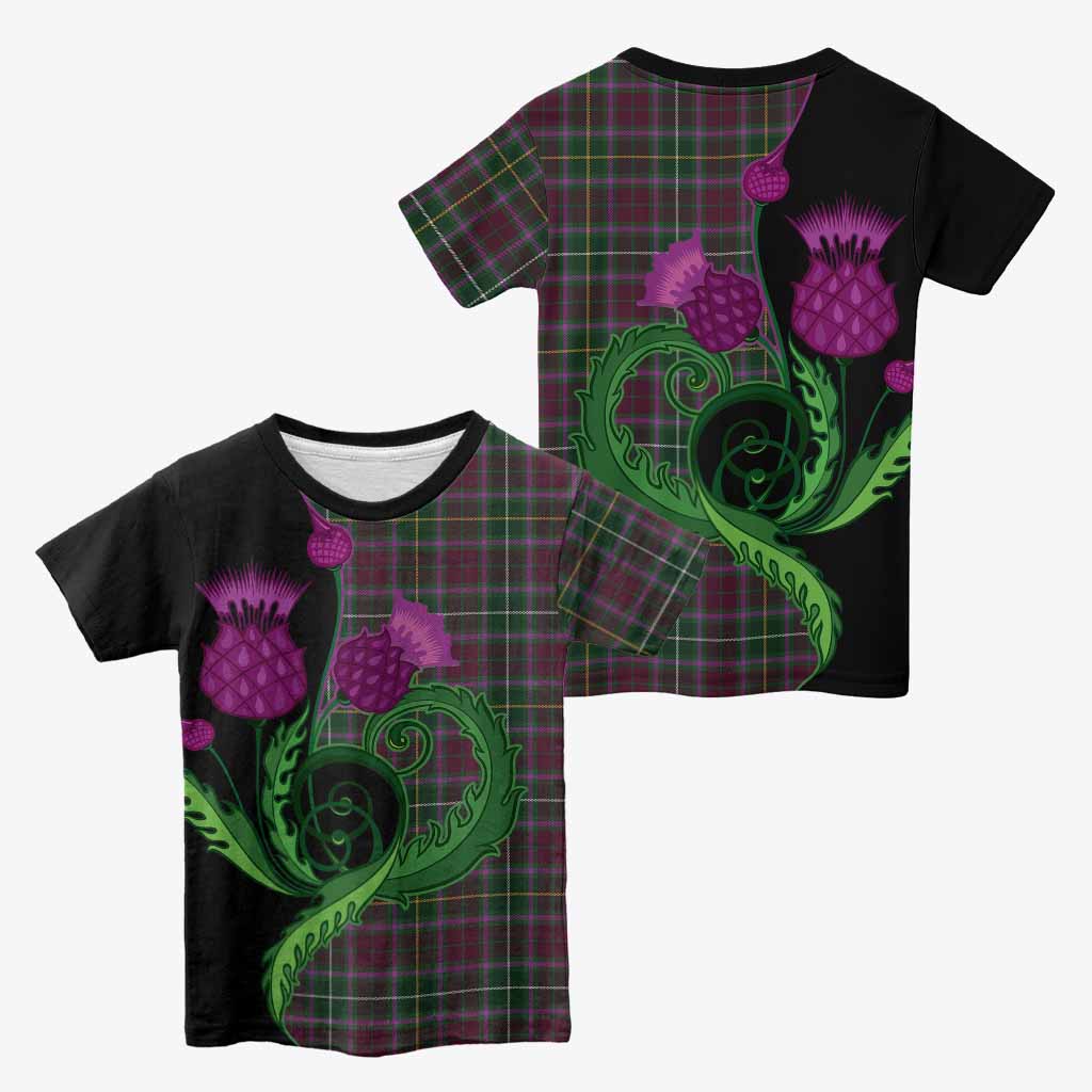 Crosbie Tartan Kid T-shirt Traditional Scottish Thistle