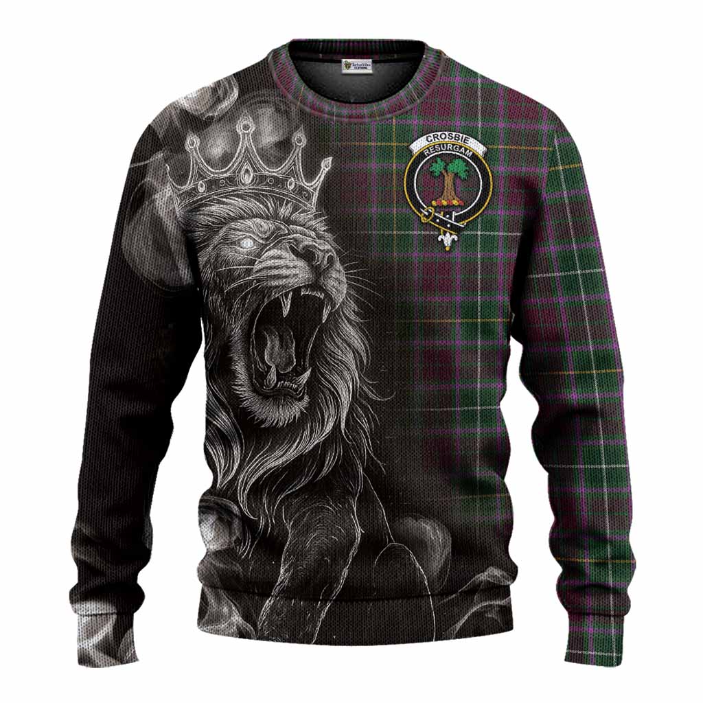 Crosbie Tartan Knitted Sweater Roaring Lion Heritage