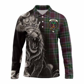 Crosbie Tartan Long Sleeve Polo Shirt Roaring Lion Heritage