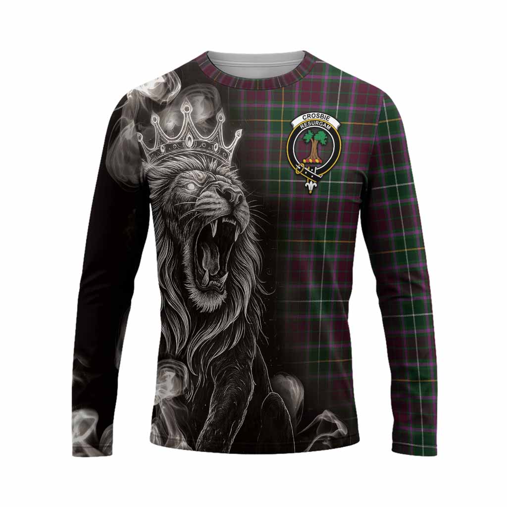 Crosbie Tartan Long Sleeve T-Shirt Roaring Lion Heritage