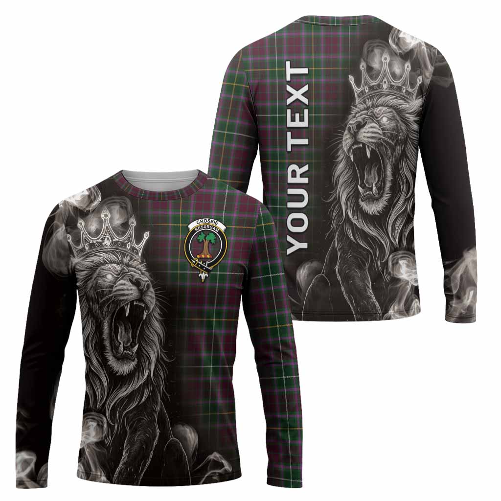 Crosbie Tartan Long Sleeve T-Shirt Roaring Lion Heritage
