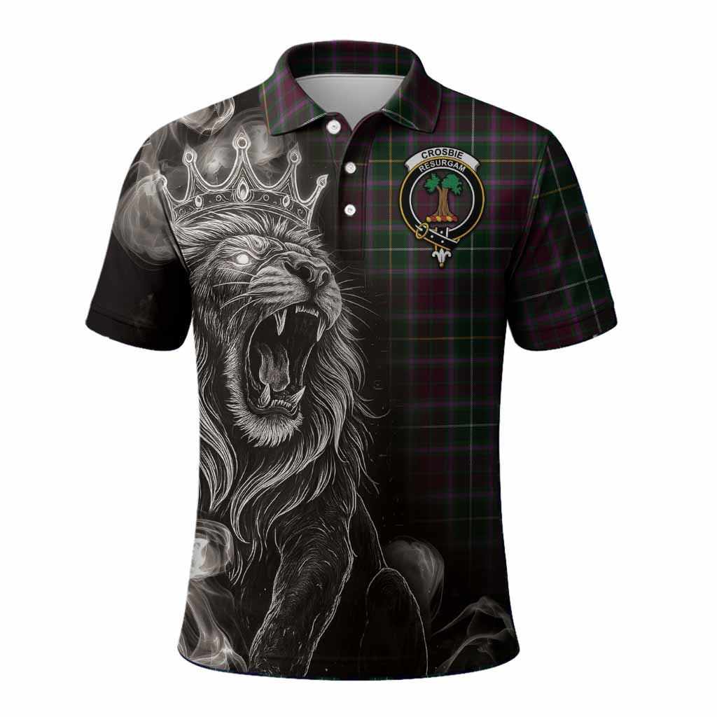 Crosbie Tartan Polo Shirt Roaring Lion Heritage
