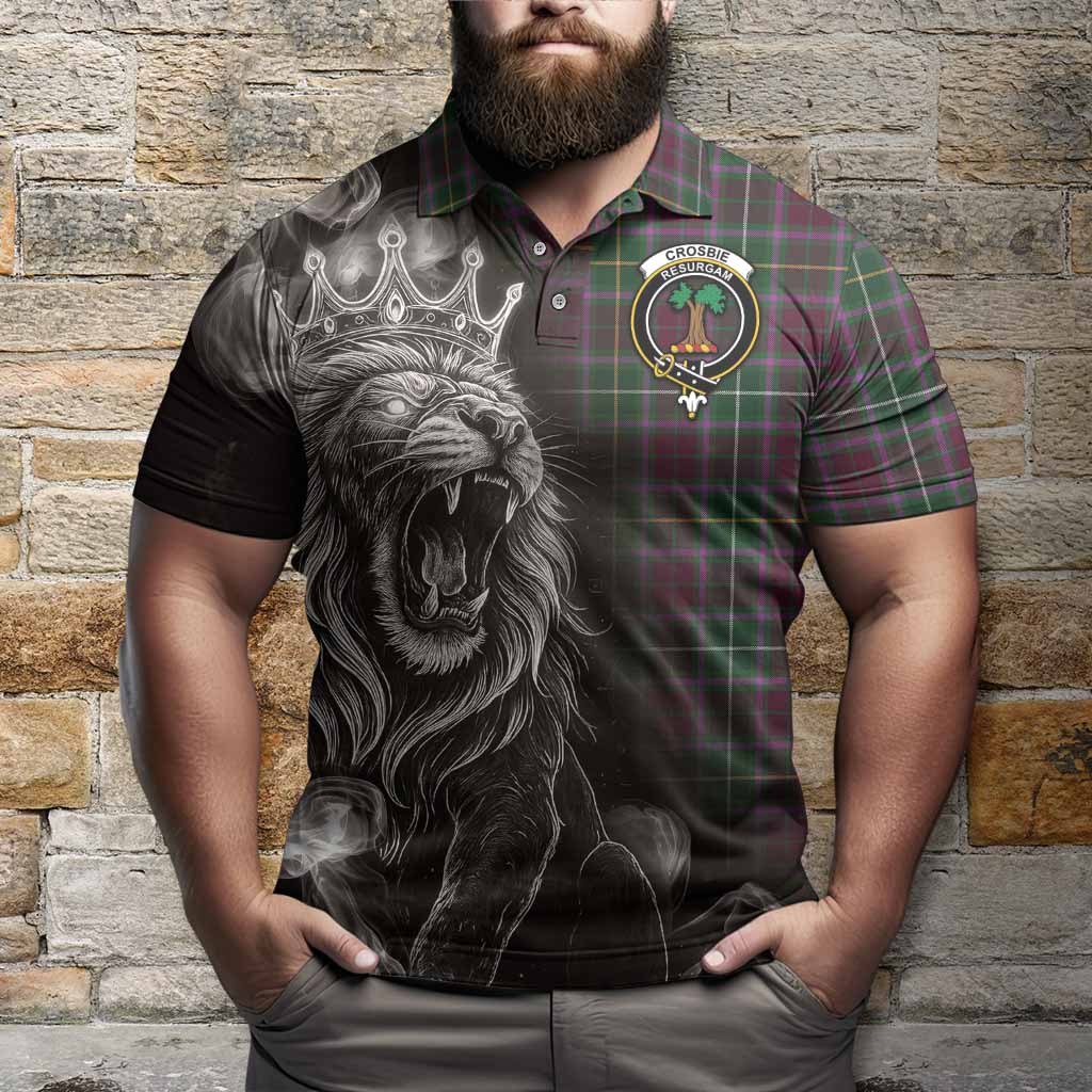 Crosbie Tartan Polo Shirt Roaring Lion Heritage