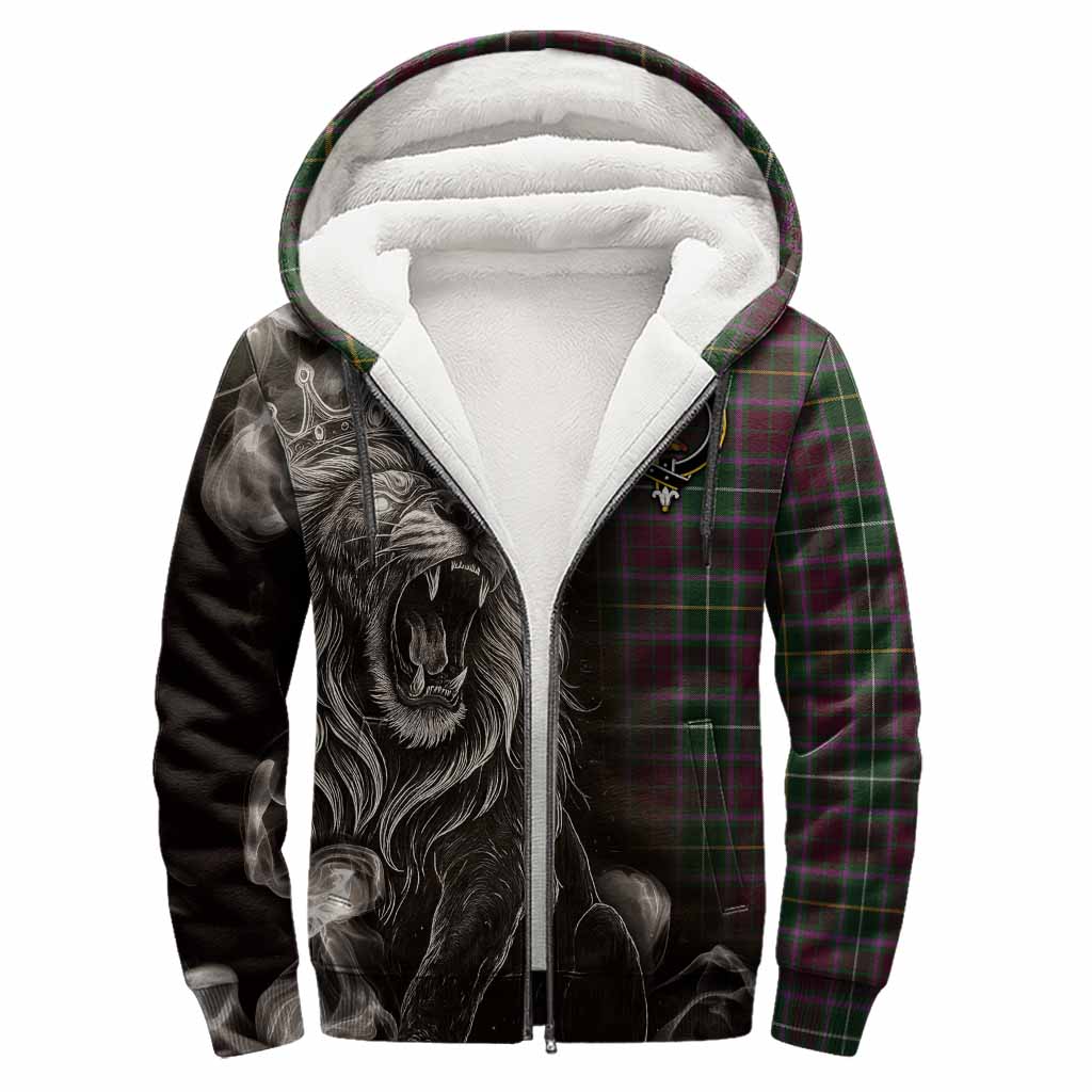 Crosbie Tartan Sherpa Hoodie Roaring Lion Heritage