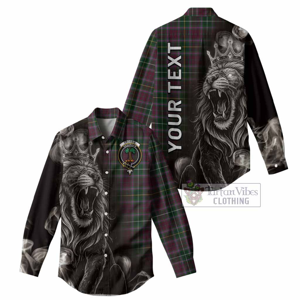 Crosbie Tartan Women Casual Shirt Roaring Lion Heritage