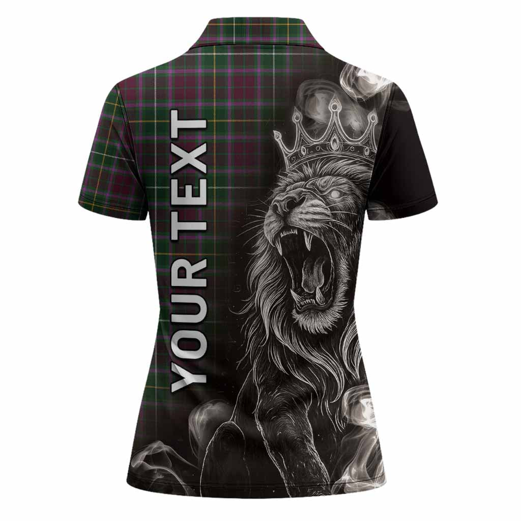 Crosbie Tartan Women Polo Shirt Roaring Lion Heritage