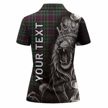 Crosbie Tartan Women Polo Shirt Roaring Lion Heritage