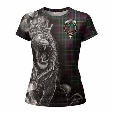 Crosbie Tartan Women T shirt Roaring Lion Heritage