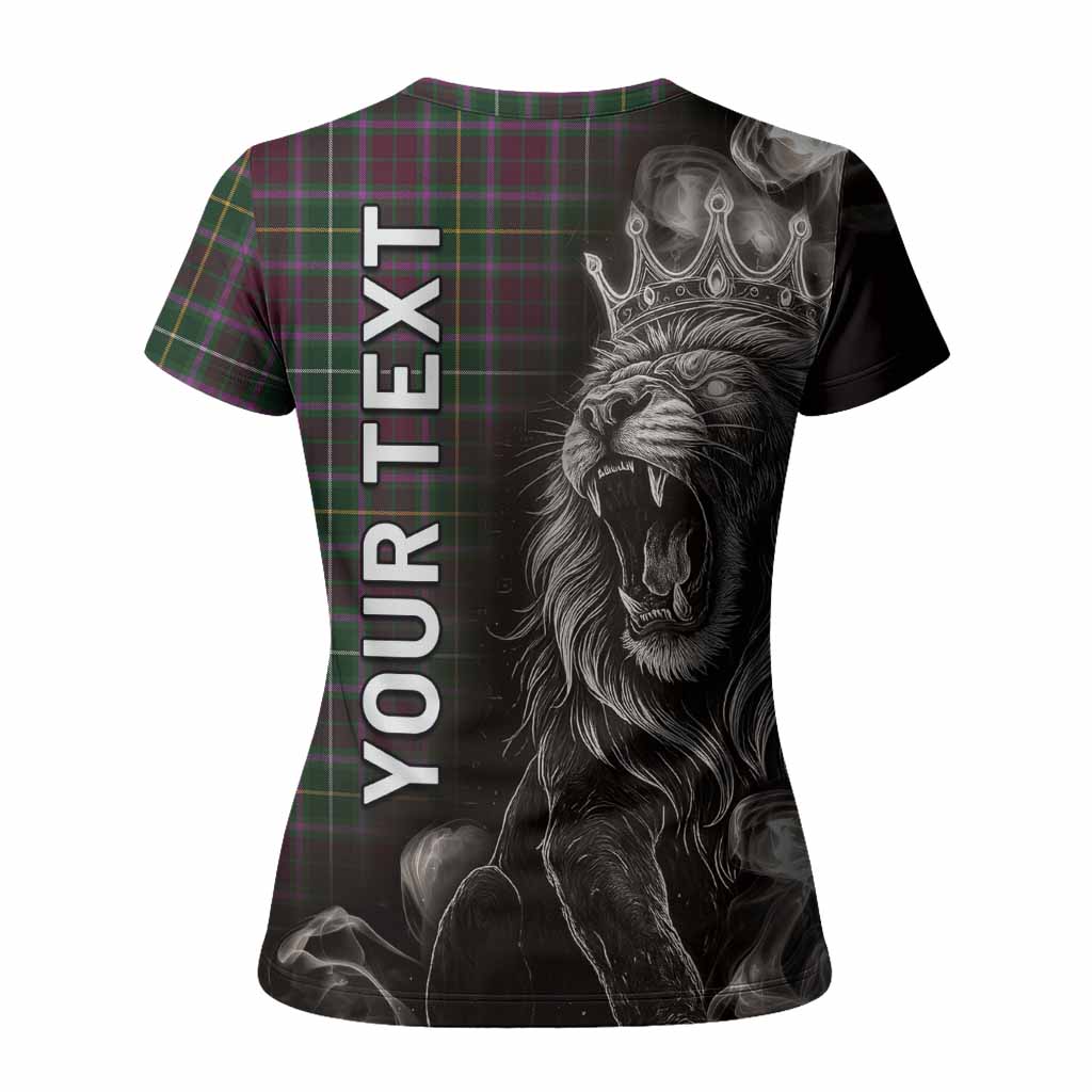 Crosbie Tartan Women T shirt Roaring Lion Heritage
