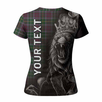 Crosbie Tartan Women T shirt Roaring Lion Heritage
