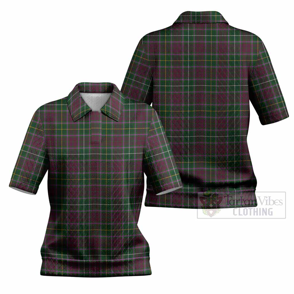 Crosbie Tartan Women’s Polo Sweater Top
