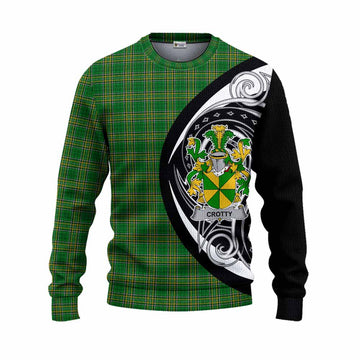 Tartan Vibes Clothing Crotty Irish Clan Knitted Sweater Celtic Circle Style