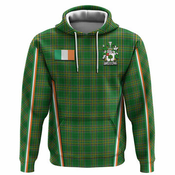 Crowe Irish Clan Coat of Arm Tartan Hoodie Flag Style