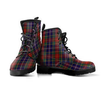 Crozier Tartan Leather Boots