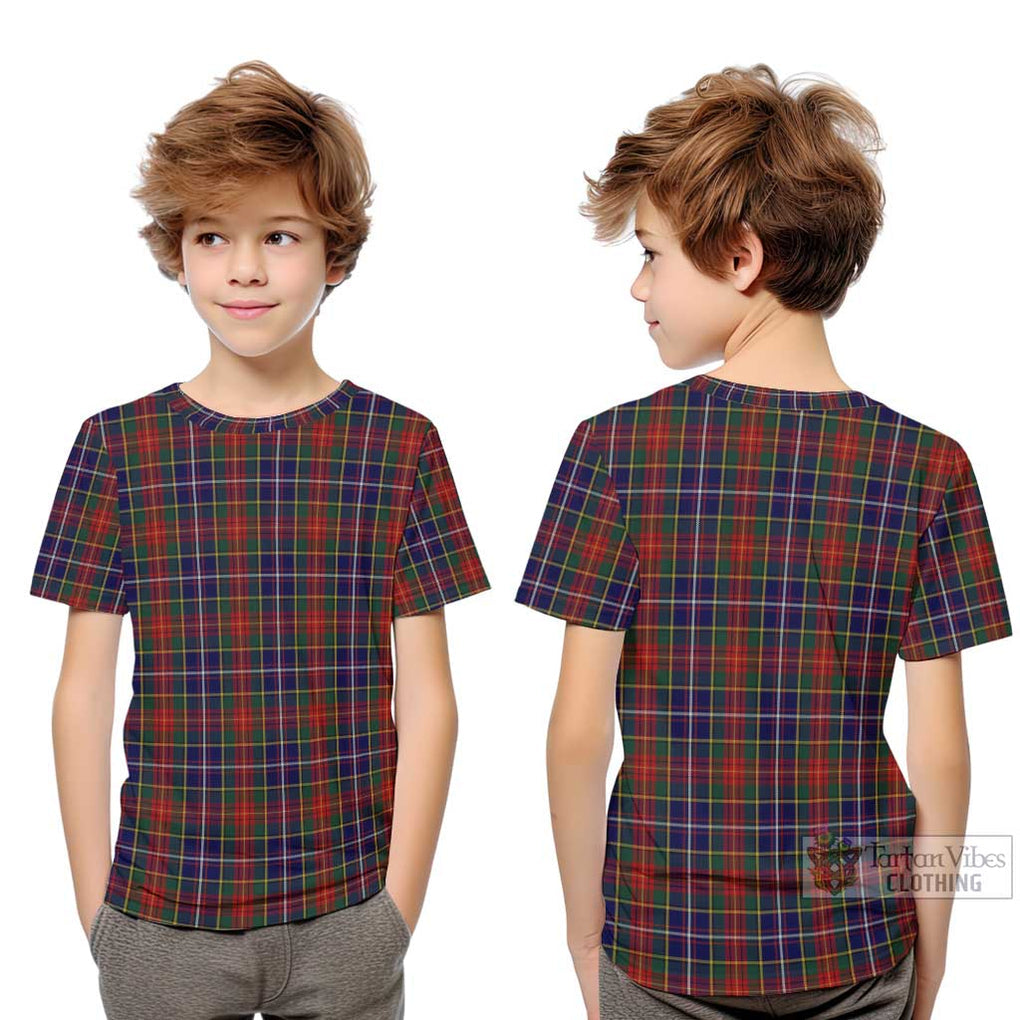 Crozier Tartan Kid T-Shirt Youth XL Size14 - Tartan Vibes Clothing