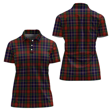 Crozier Tartan Polo Shirt For Women