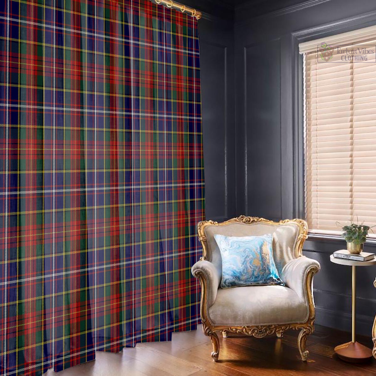 Crozier Tartan Window Curtain With Grommets - Tartan Vibes Clothing