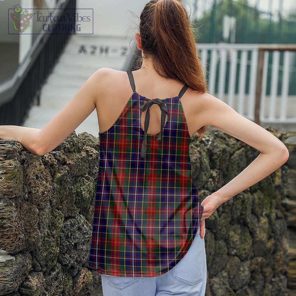 Crozier Tartan Loose Halter Neck Camisole - Tartan Vibes Clothing
