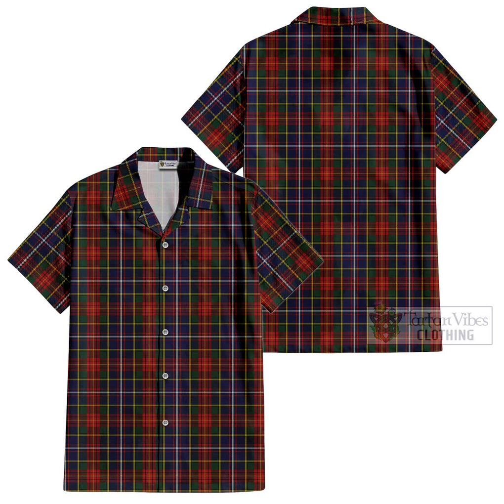 Crozier Tartan Cotton Hawaiian Shirt - Tartan Vibes Clothing