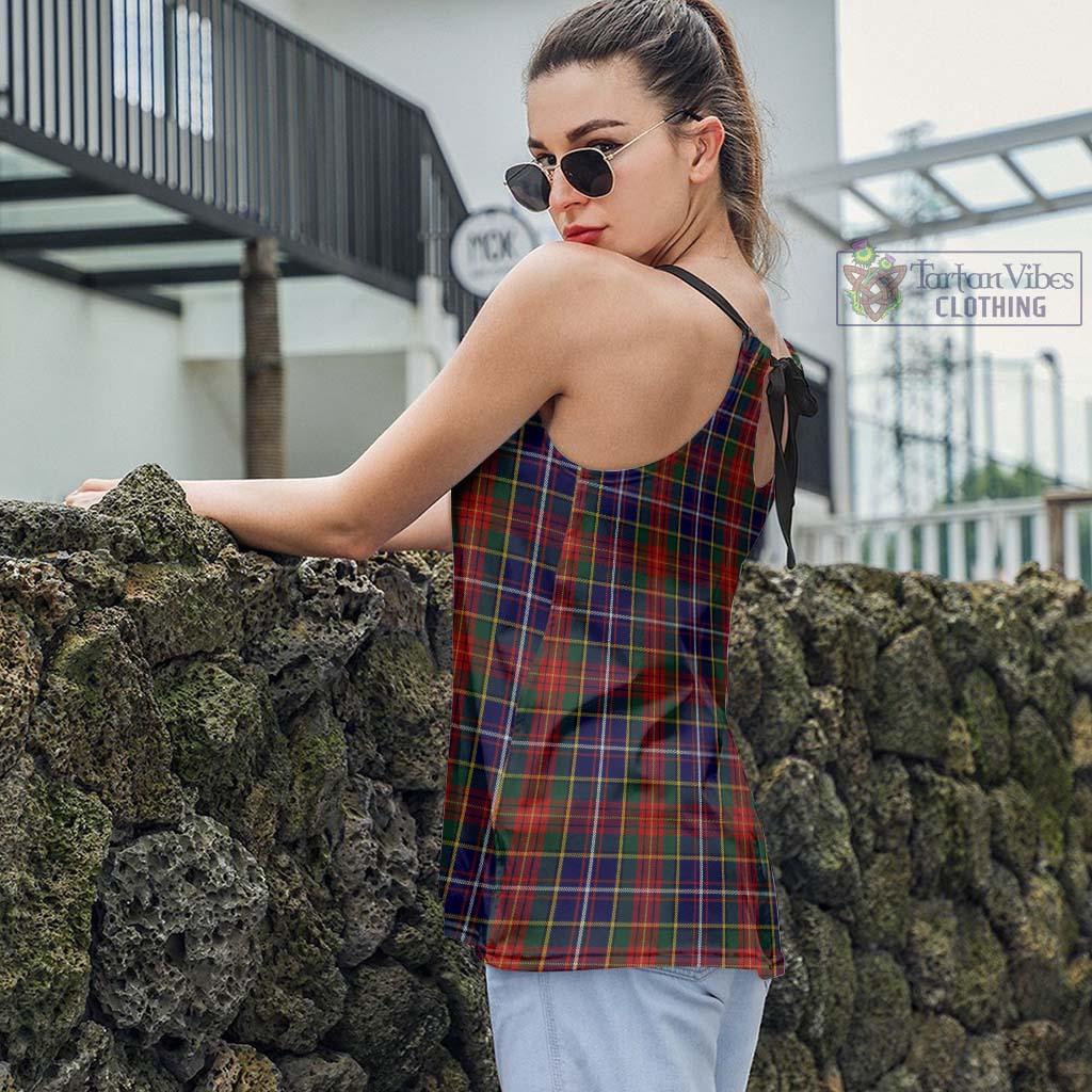 Crozier Tartan Loose Halter Neck Camisole - Tartan Vibes Clothing