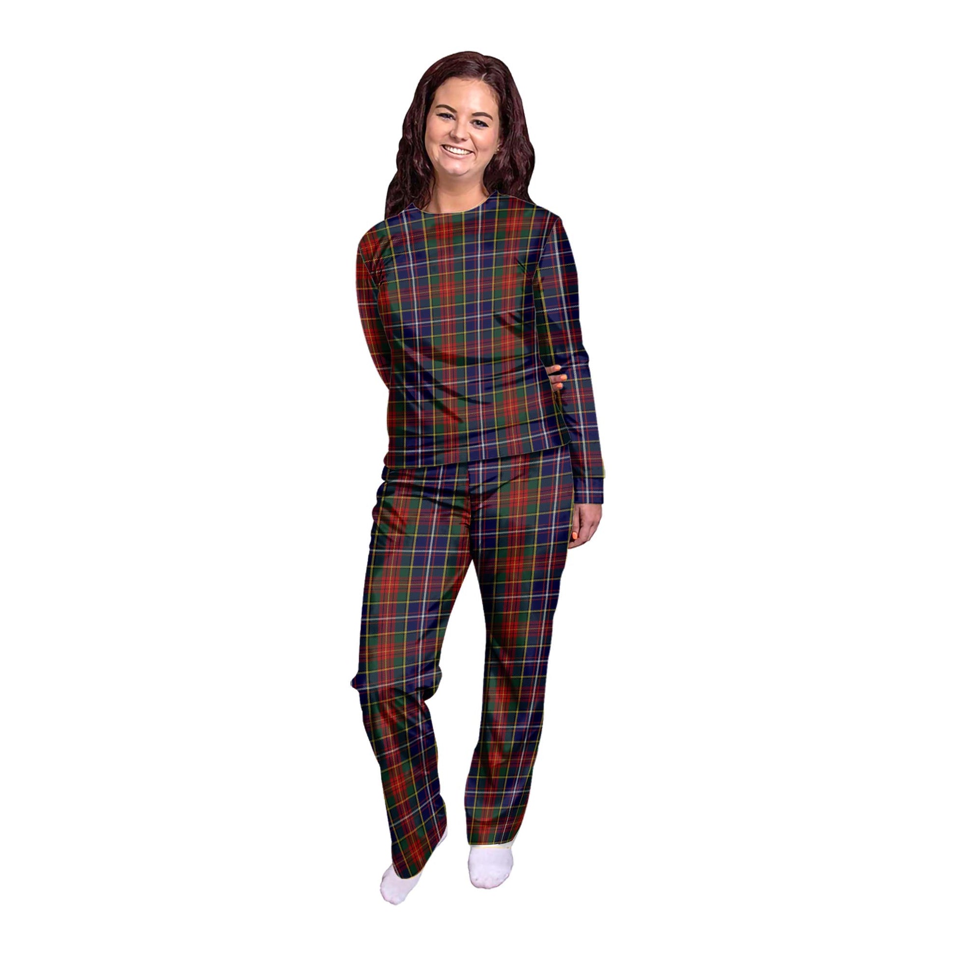 Crozier Tartan Pajamas Family Set - Tartan Vibes Clothing