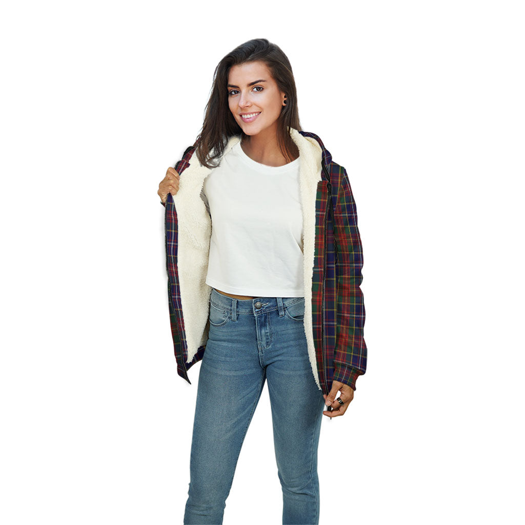 Crozier Tartan Sherpa Hoodie - Tartan Vibes Clothing