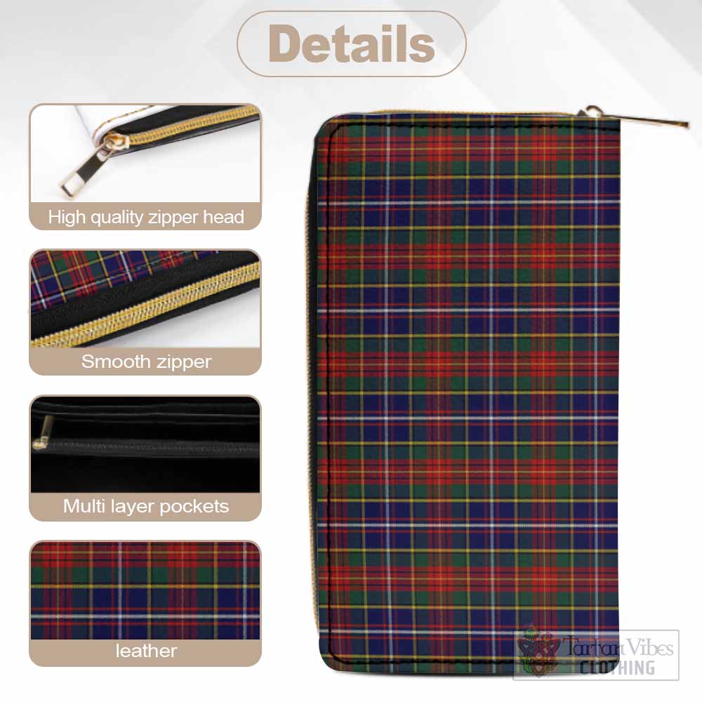 Crozier Tartan Women's Leather Wallet - Tartan Vibes Clothing