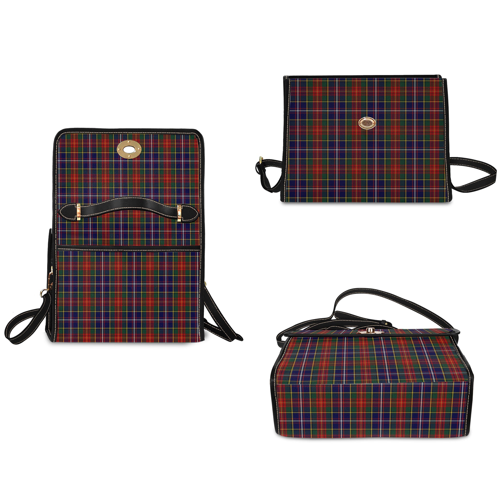 crozier-tartan-leather-strap-waterproof-canvas-bag
