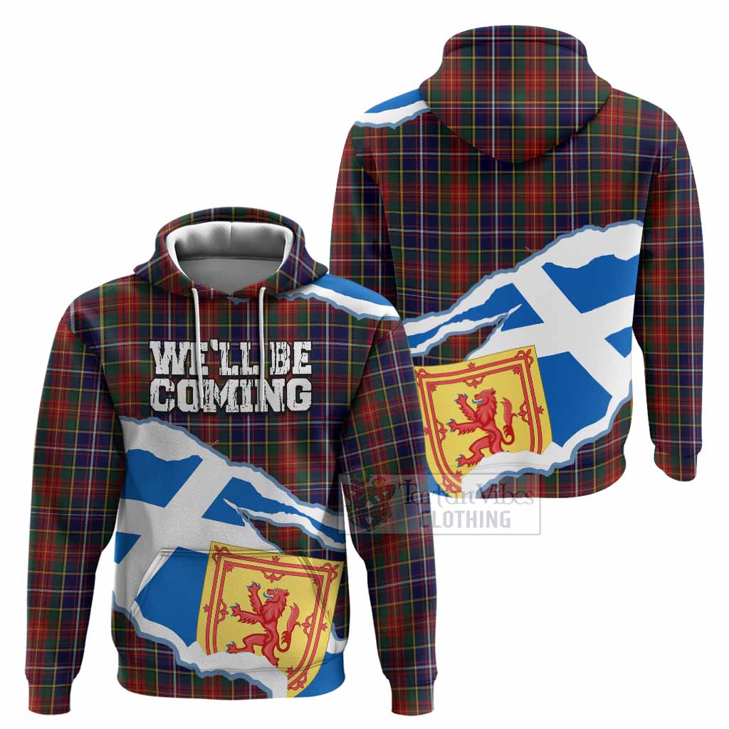 Crozier Scotland Football Tartan Hoodie We'll Be Coming