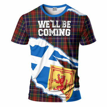 Crozier Scotland Football Tartan T-Shirt We'll Be Coming