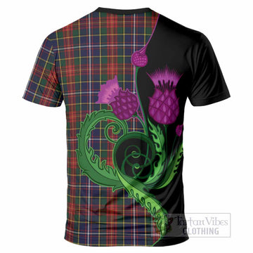 Crozier Tartan T-Shirt Traditional Scottish Thistle