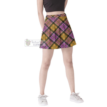Culloden Tartan Women's Plated Mini Skirt Cross Style Female - Tartan Vibes Clothing