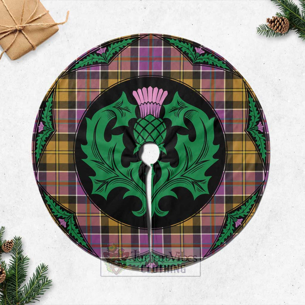 Culloden Tartan Christmas Tree Skirt Scottish Thistle Style Casual Tree Skirts - Tartan Vibes Clothing