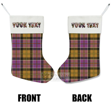 Culloden Tartan Christmas Stocking with Personalized Text - Tartan Vibes Clothing