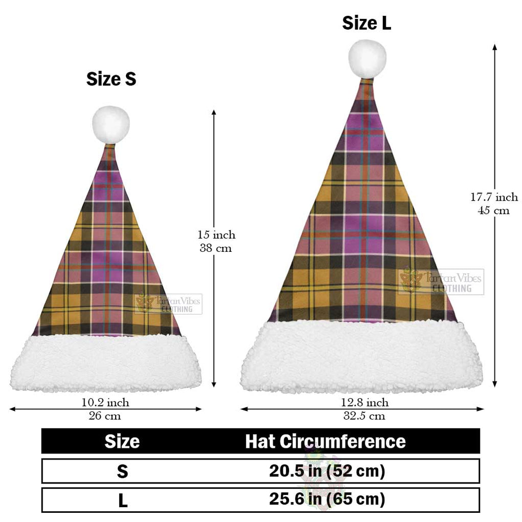 Culloden Tartan Christmas Santa Hats Christmas Hat L 25.6in (65cm) - Tartan Vibes Clothing