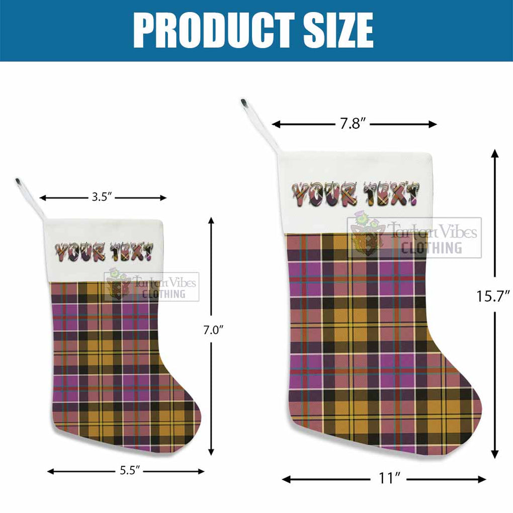 Culloden Tartan Christmas Stocking with Personalized Text - Tartan Vibes Clothing