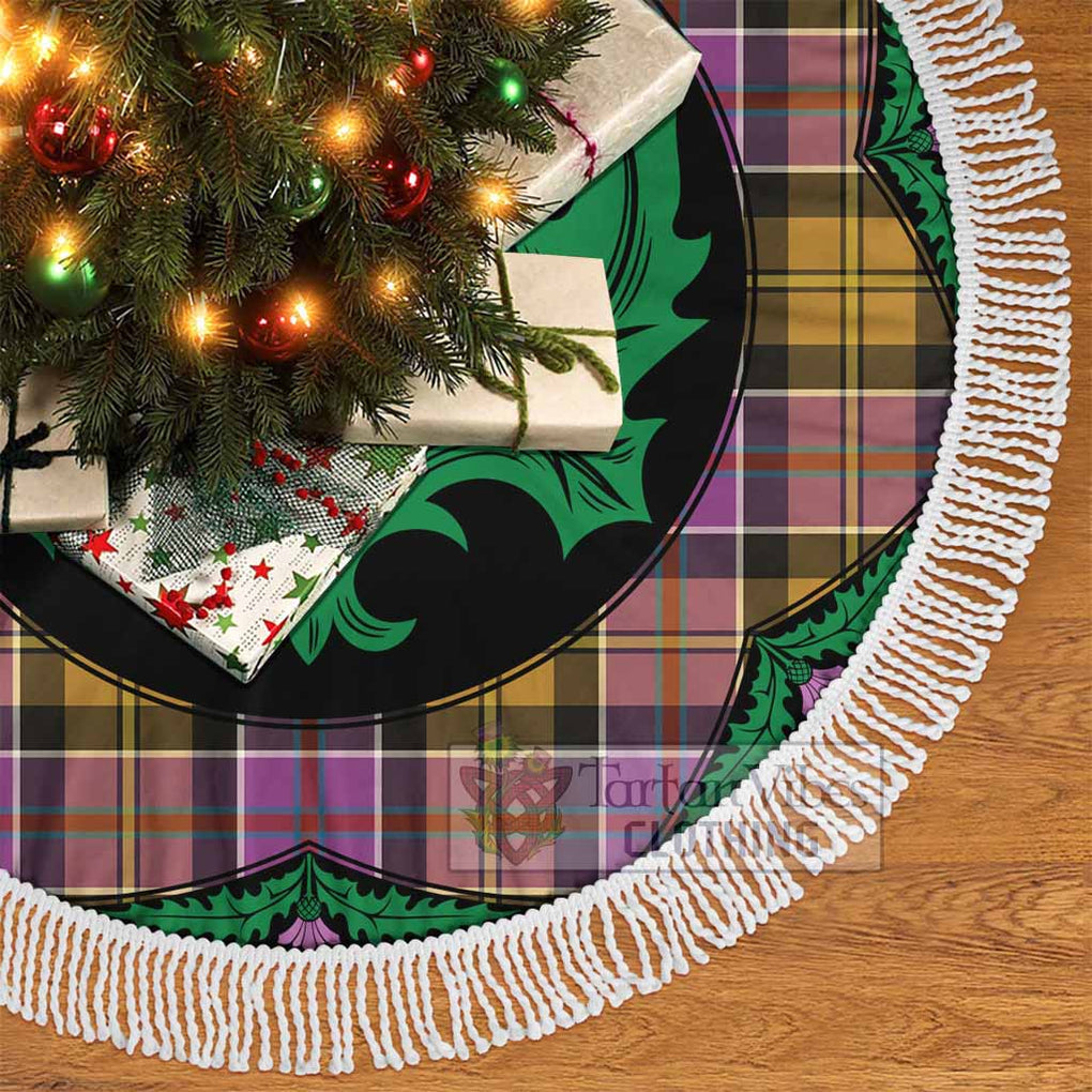 Culloden Tartan Christmas Tree Skirt Scottish Thistle Style - Tartan Vibes Clothing
