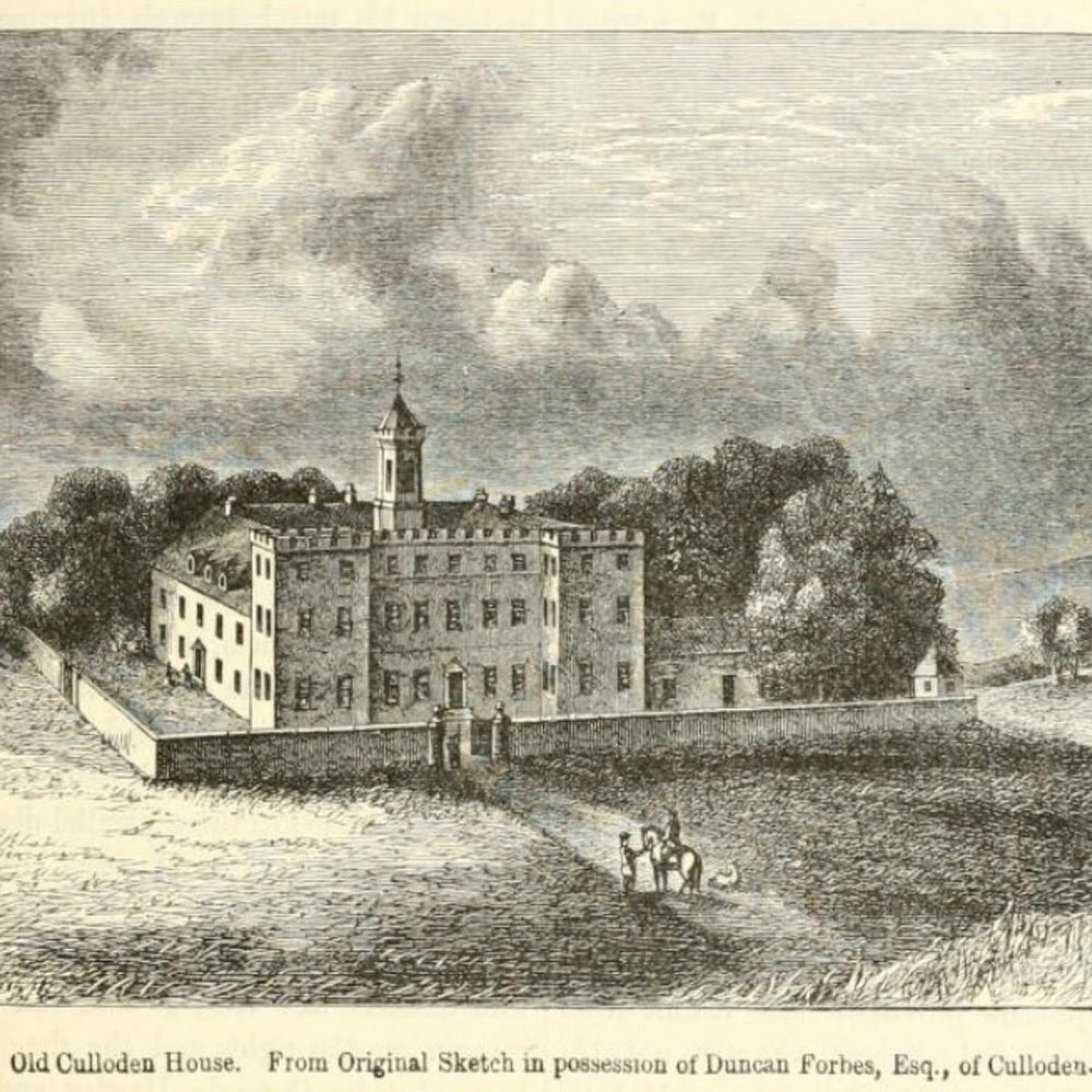 Culloden House in 1746, headquarters of Charles Edward Stuart before the Battle of Culloden