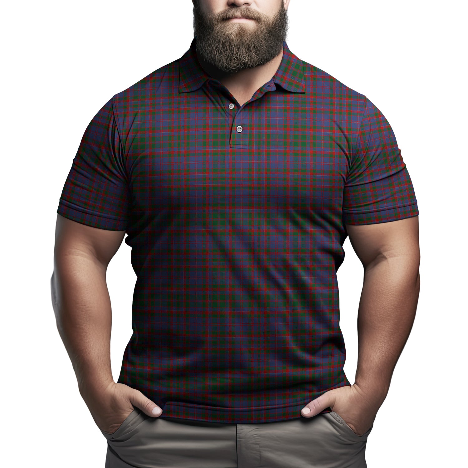 Cumming Tartan Mens Polo Shirt Kid - Tartan Vibes Clothing
