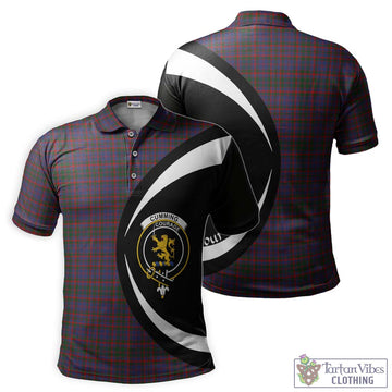 Cumming Tartan Men's Polo Shirt with Family Crest Circle Style Kid - Tartan Vibes Clothing
