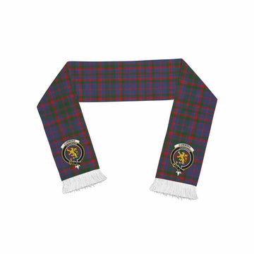 Cumming Tartan Ruffneck Scarf with Family Crest