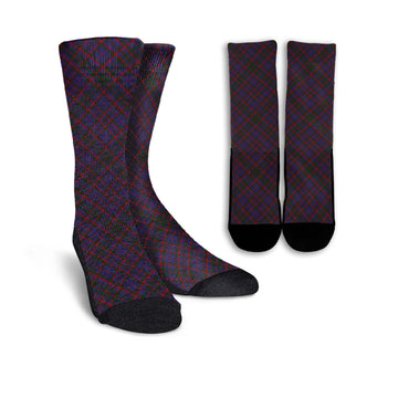 Cumming Tartan Crew Socks Cross Style