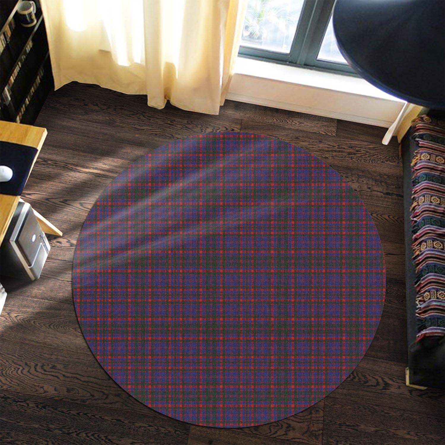 Cumming Tartan Round Rug - Tartanvibesclothing