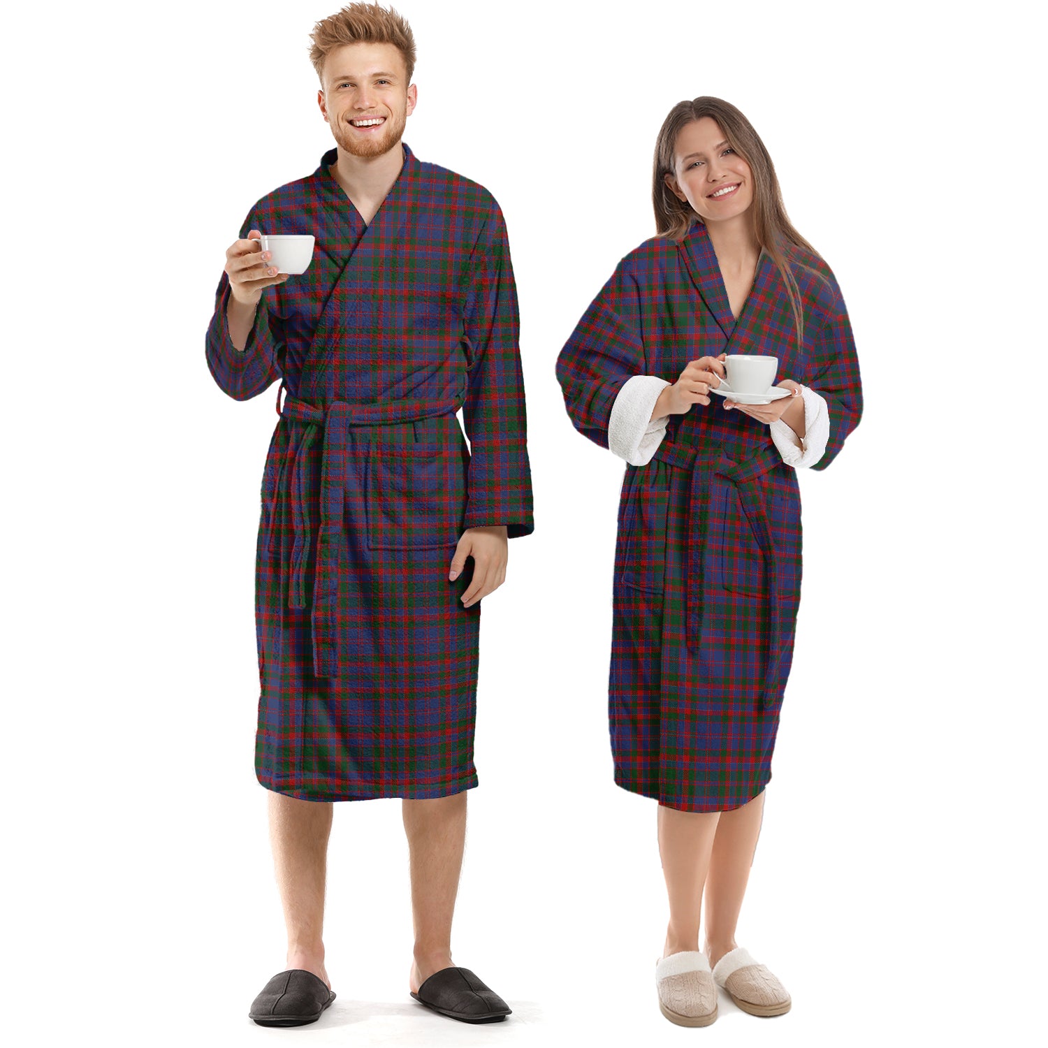 Cumming Tartan Bathrobe Unisex S - Tartan Vibes Clothing