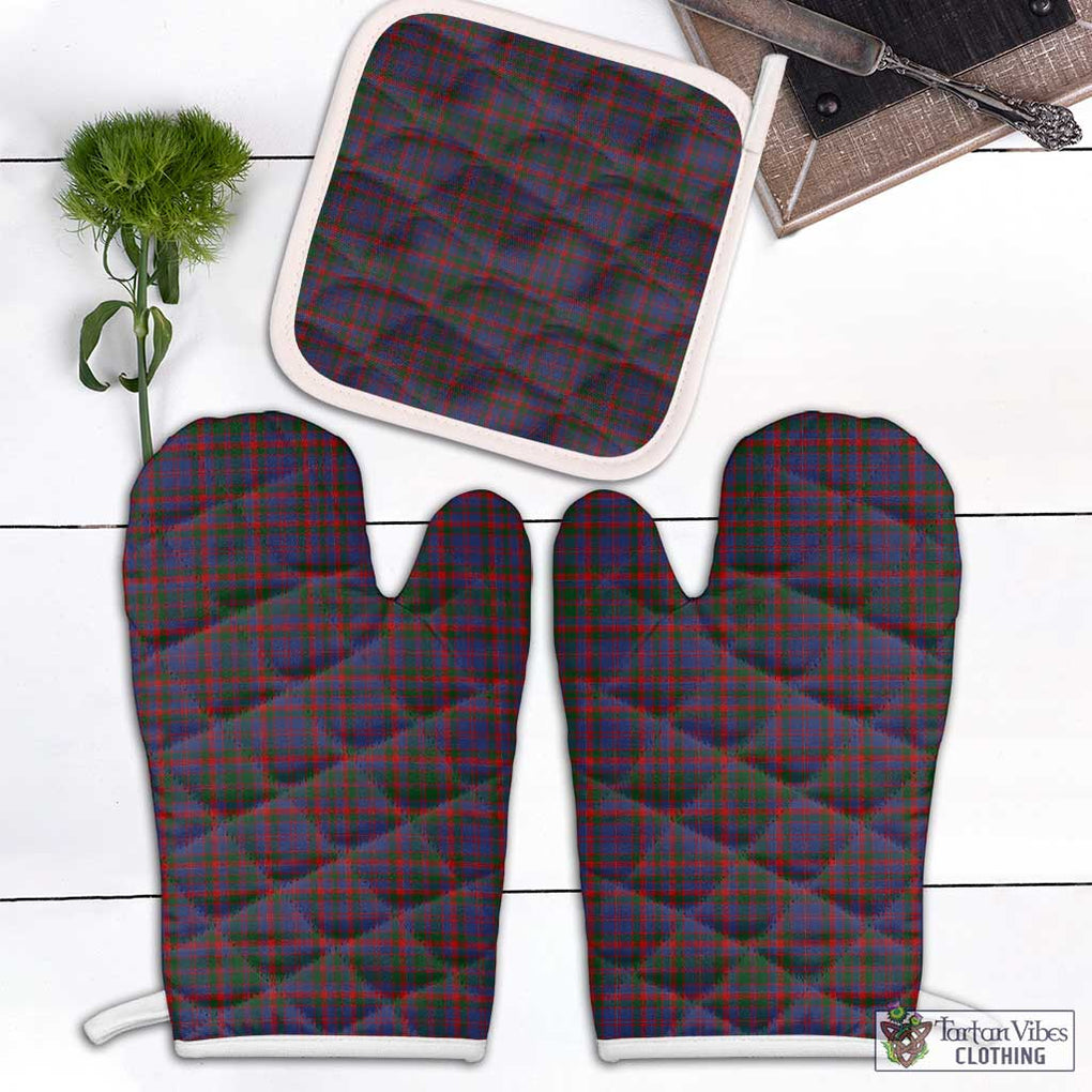 Cumming Tartan Combo Oven Mitt & Pot-Holder Combo 1 Oven Mitt & 1 Pot-Holder White - Tartan Vibes Clothing