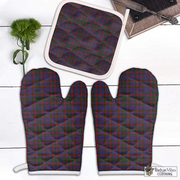 Cumming Tartan Combo Oven Mitt & Pot-Holder Combo 1 Oven Mitt & 1 Pot-Holder White - Tartan Vibes Clothing